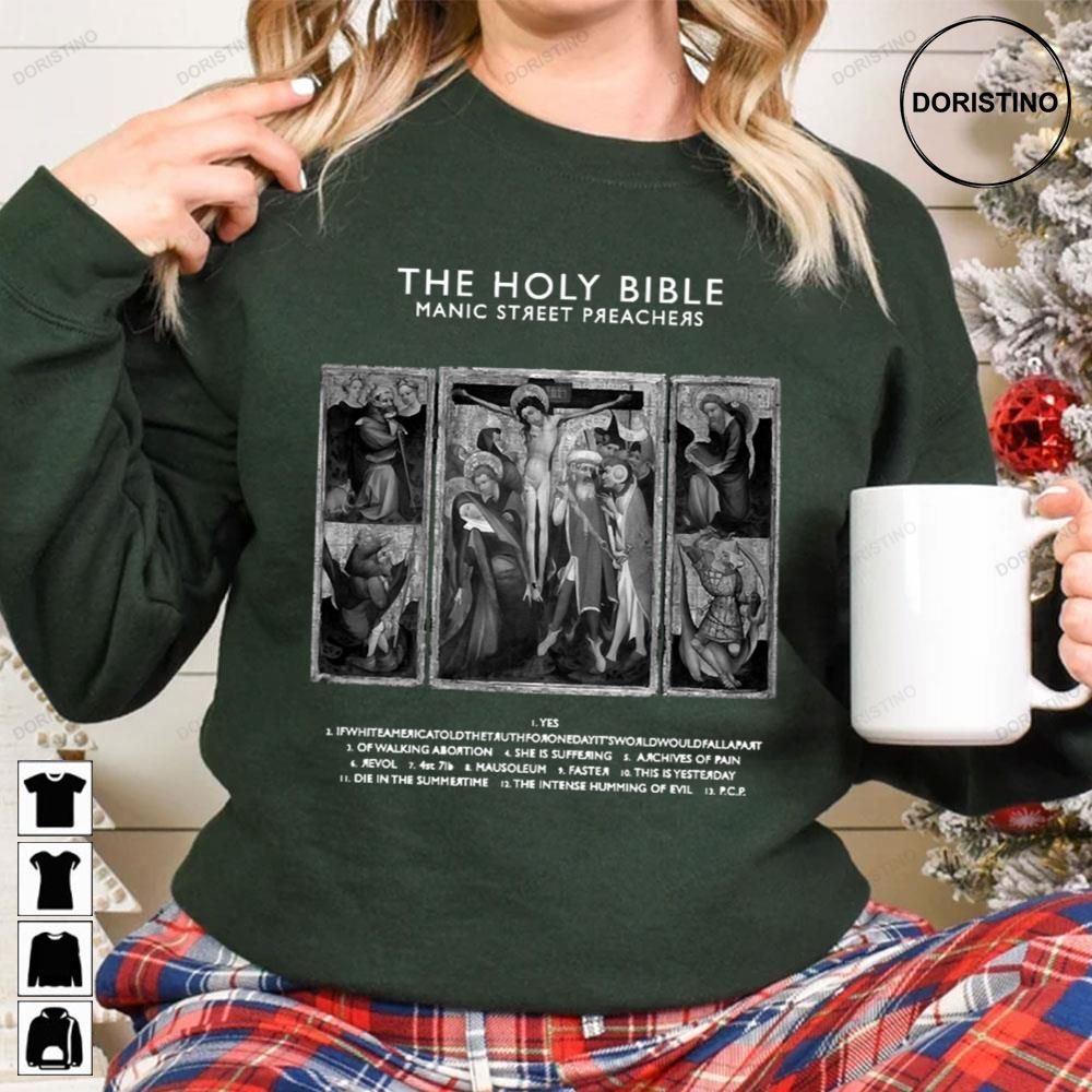Manic Street Preachers Rock The Holy Bible Alt Cover Awesome Shirts